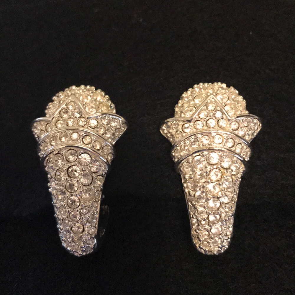 Rhinestone earrings